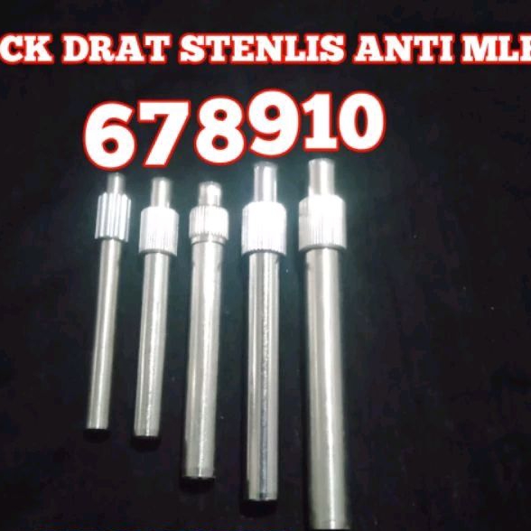 sock drat stenlis tebal untuk sambung joran