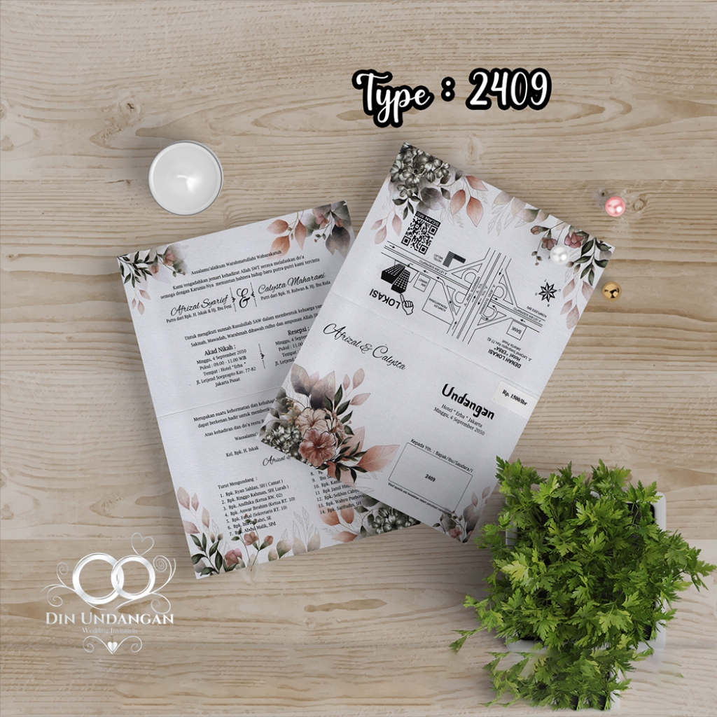 SURAT UNDANGAN ERBA TEMA 2409 LUX PREMIUM