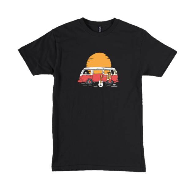 Kaos Wheelger Life Is Good- Hitam