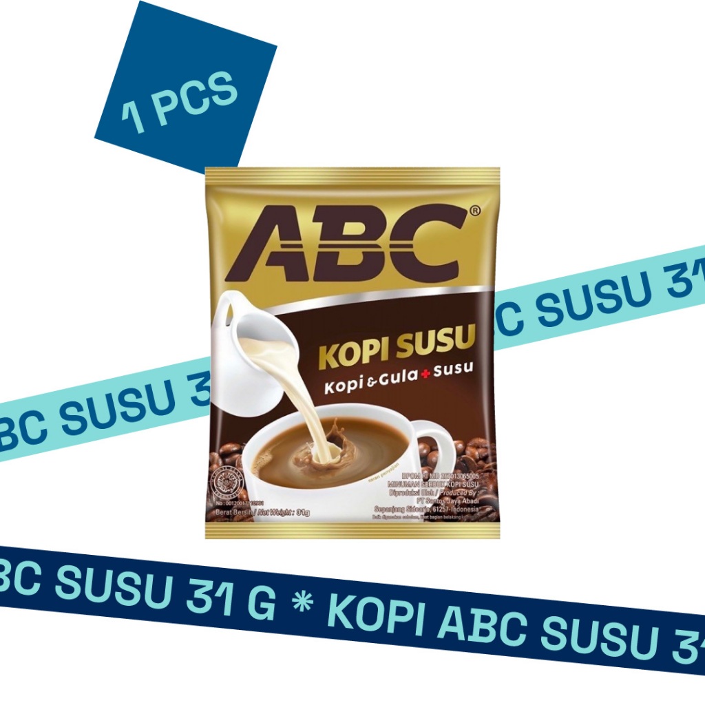 

Kopi Abc Susu Sachet 1 Pcs