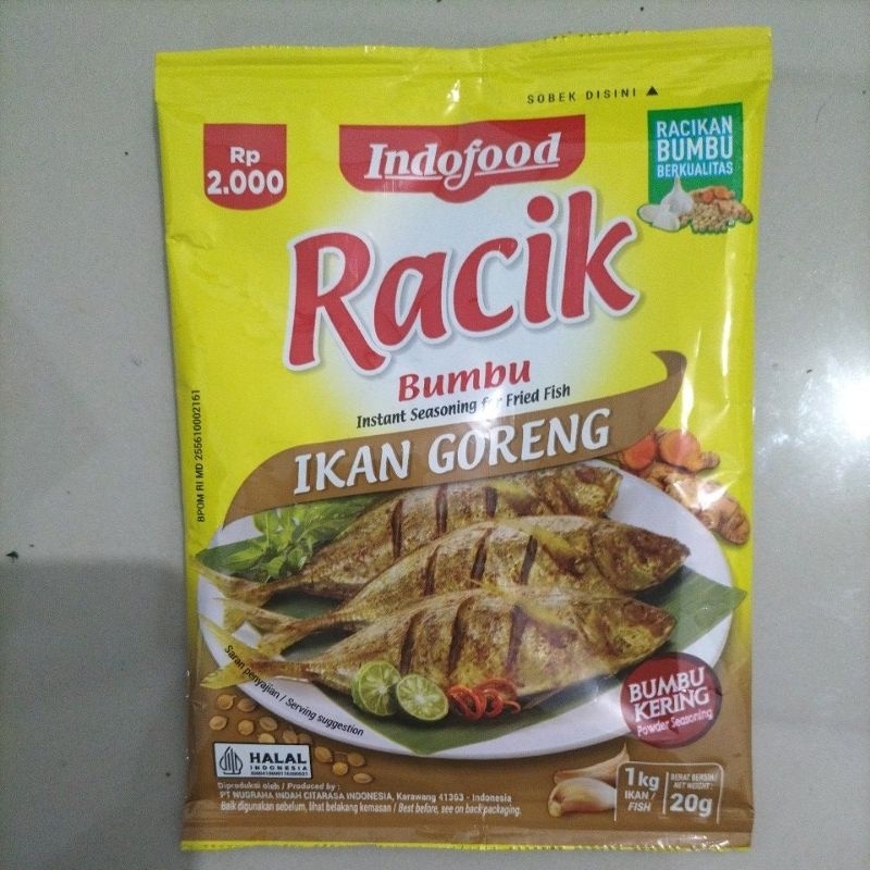 

racik ikan sachet