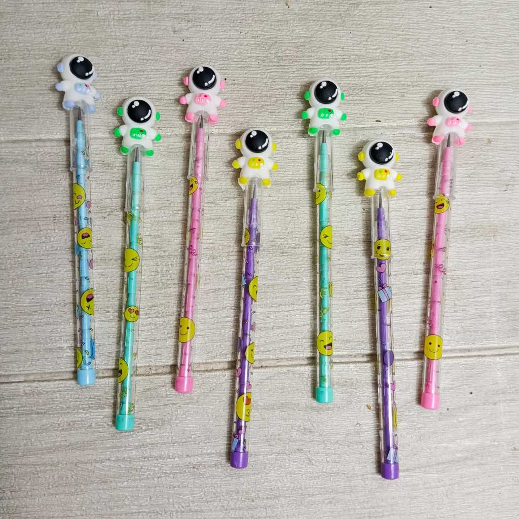 

Pensil Bensia Fancy Karakter / Pensil sambung susun Karakter Astronot