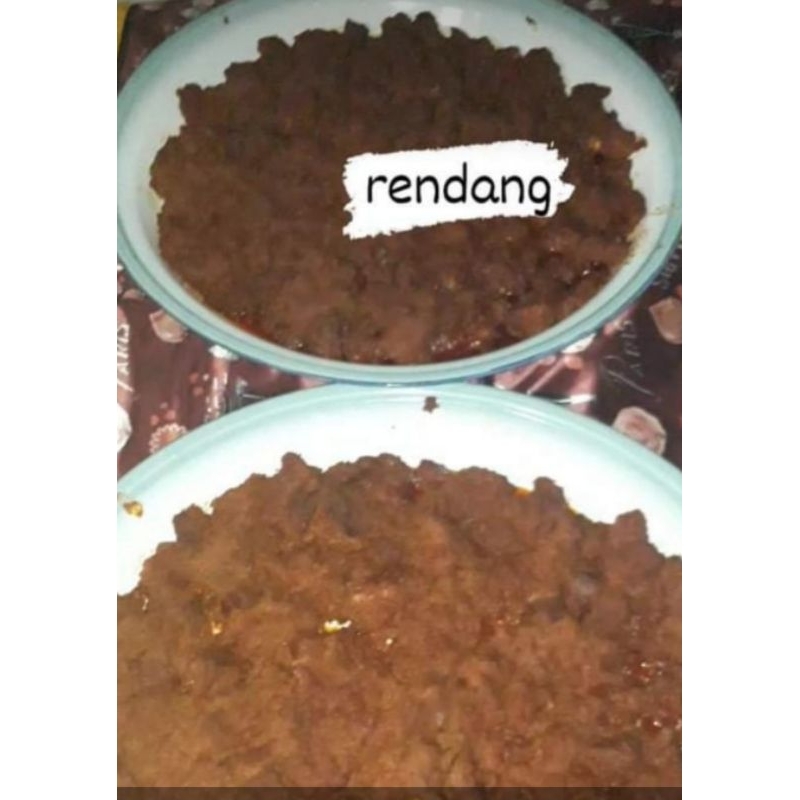 

Rendang kering standar