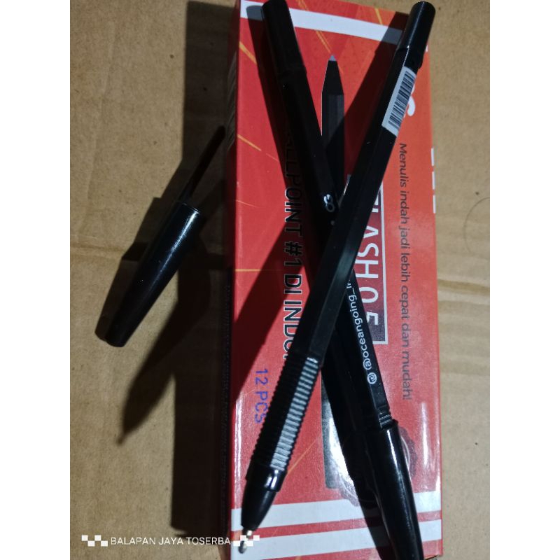 

Promo grosir 12 pcs Bolpen Pena bolpoin pulpen flash 0,5