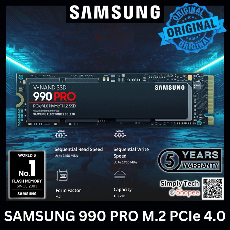 SSD Samsung 990 Pro 1TB