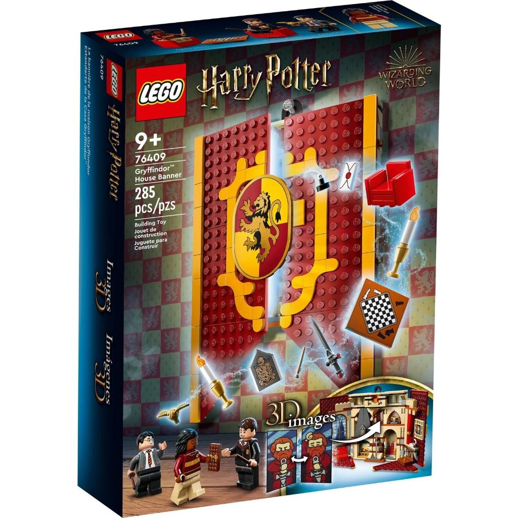 LEGO Harry Potter - 76409 Gryffindor House Banner Set Building Kid Toy Castle Series Wizard Minifigu