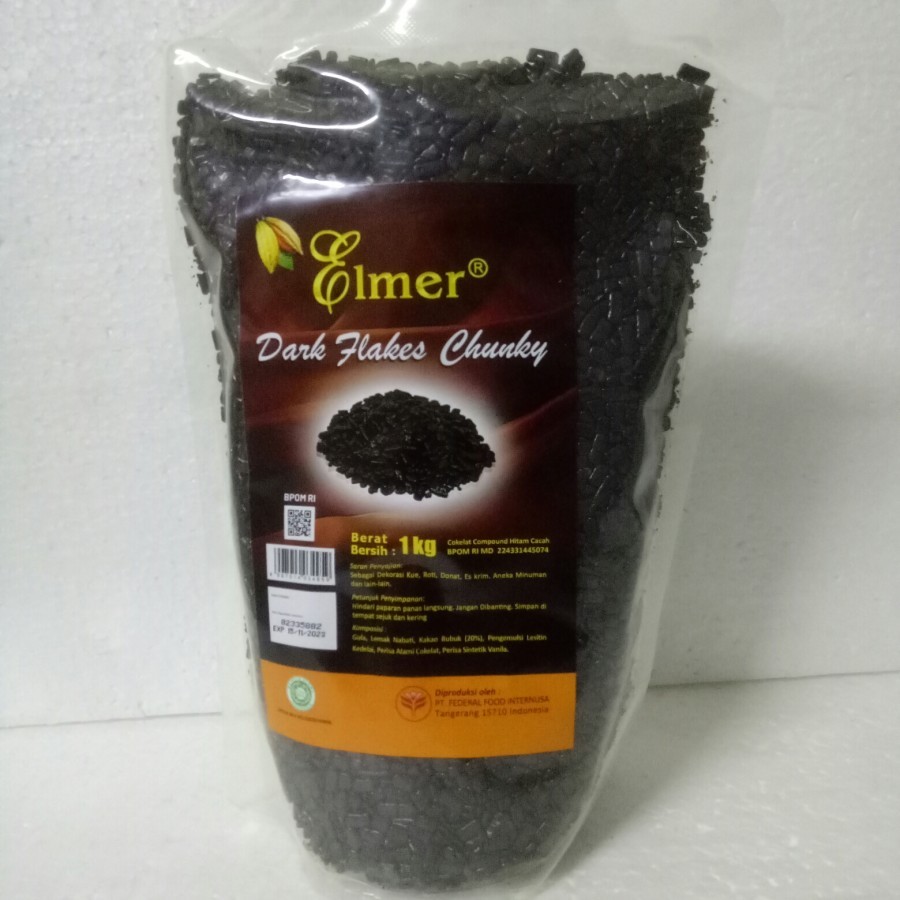 

Elmer Dark Flakes Chunky 250g