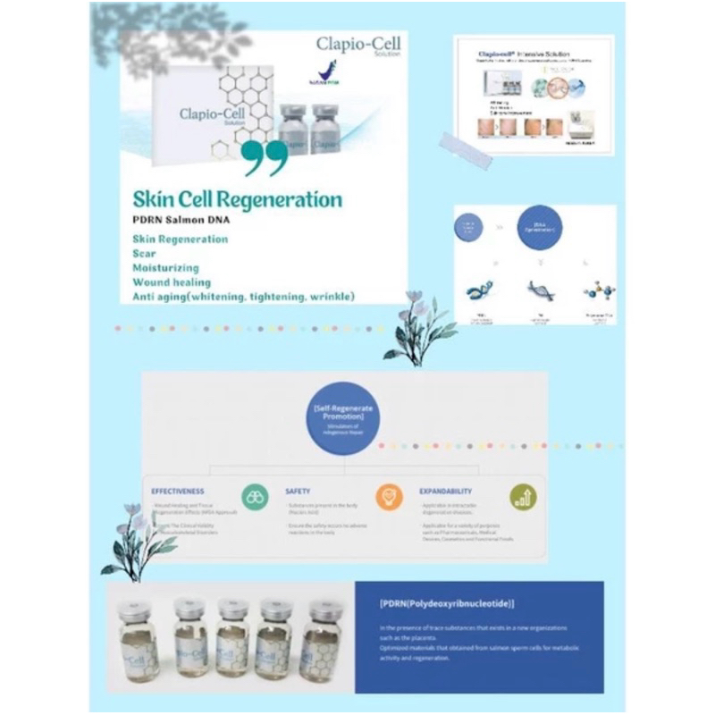 clapio cell pdrn dna salmon serum reg bpom