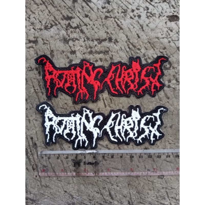 patch/emblem bordir/embroidery smallshape rotting christ