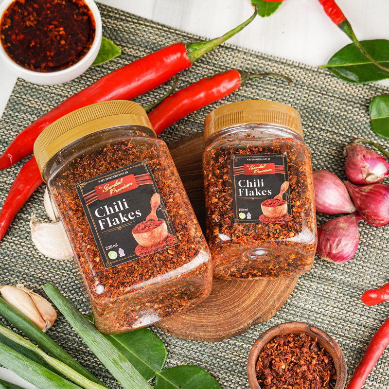 

CHILI FLAKES KERING GURIH TANPA MINYAK 340ml
