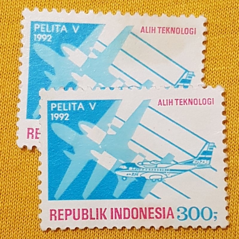 

Perangko Lawas Pesawat Seri Pelita V 1992 Pair dpt 2 Mint Baru Murah