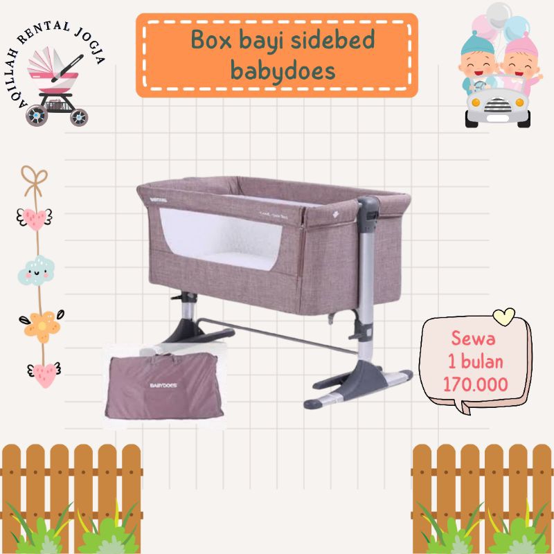 sewa box bayi babydoes sidebed