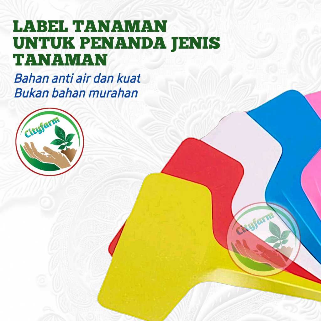 

Label Atau Tag Tanaman Warna Warni - CITYFARM