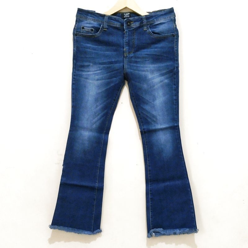 Celana Panjang Jeans Cutbray Rawis Wanita Premium by VJ Jeans