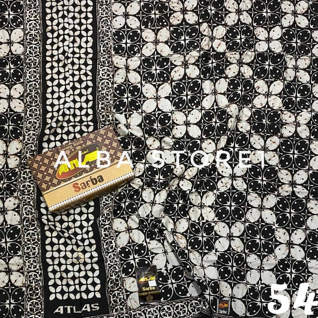 Sarung Atlas SARBA/Sarung Atlas Motif Batik//Sarung Batik Atlas Favorit Serasi 515