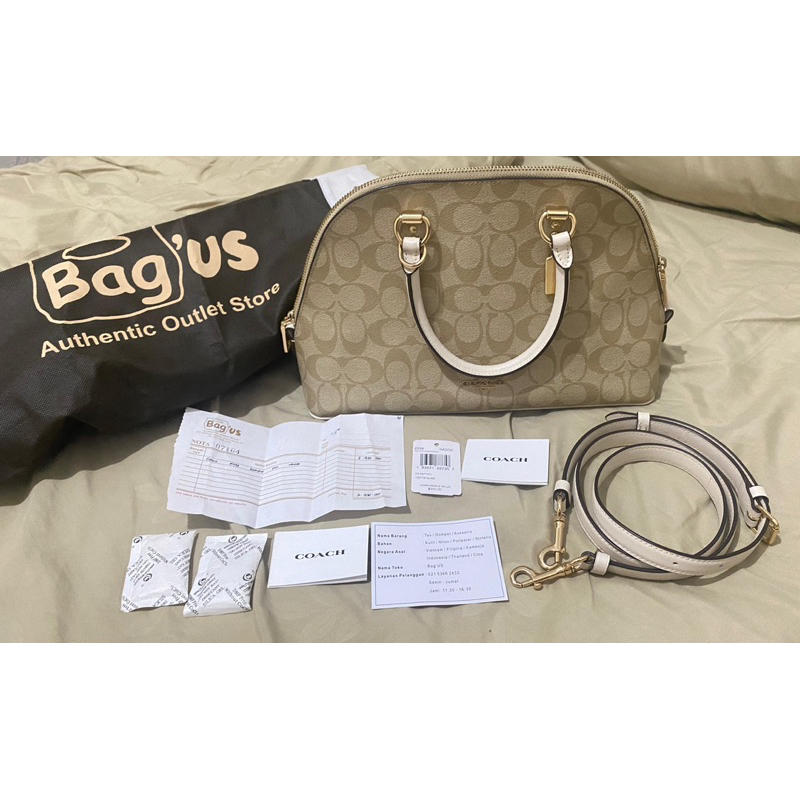 PRELOVED COACH KATY CHALK (ORIGINAL 100% BELI DI STORE BAG US)