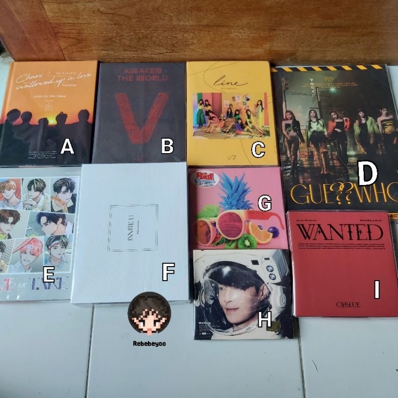 [Official] Album Only ITZY DAY6 PENTAGON CNBLUE Red Velvet EXO Lay Uni.t Guess Who Negentropy Wanted