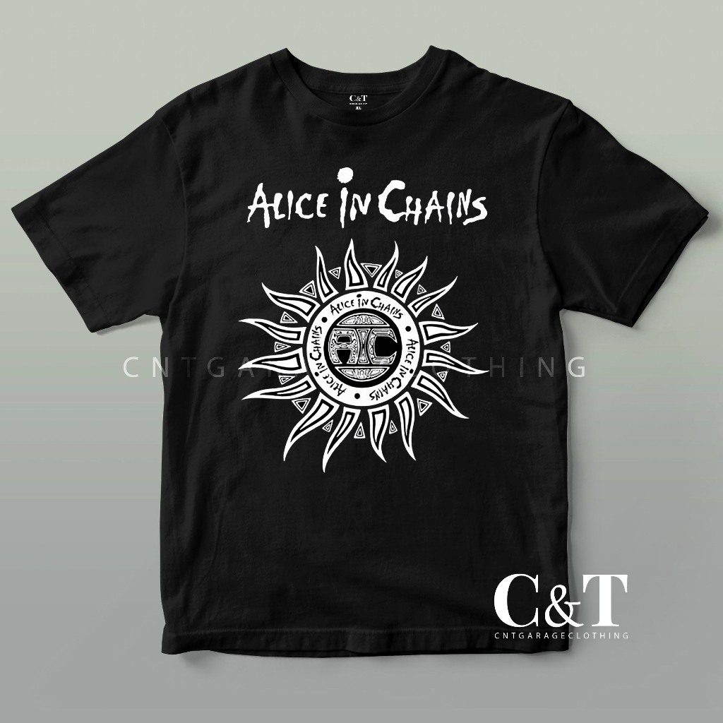 CNTGARAGECLOTHING | ALICE IN CHAINS TSHIRT | AIC 001 | SHIRT SHIRTS KAOS DISTRO BAND VINTAGE