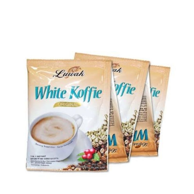 

Luwak white koffie sachet
