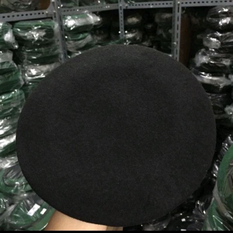 Topi Baret Sabhara / Polisi Camel Asli Onta Hitam Original