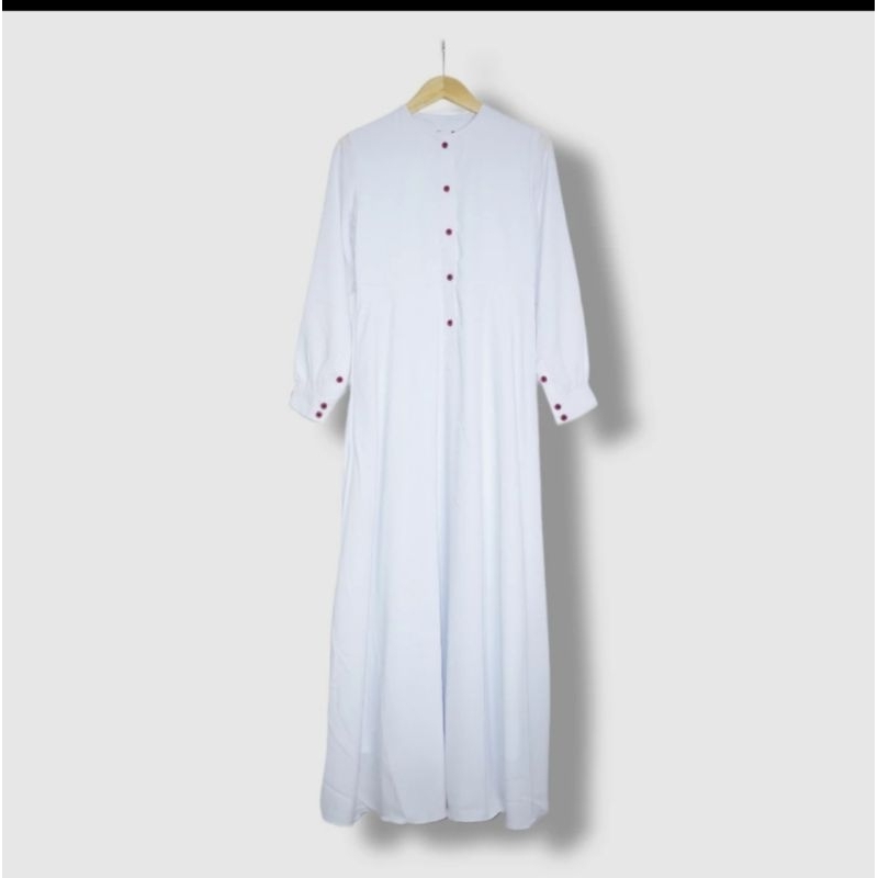 PL LIKE NEW/HARIKA PUTIH BERSIH/GAMIS ONLY XXL/AULIA FASHION