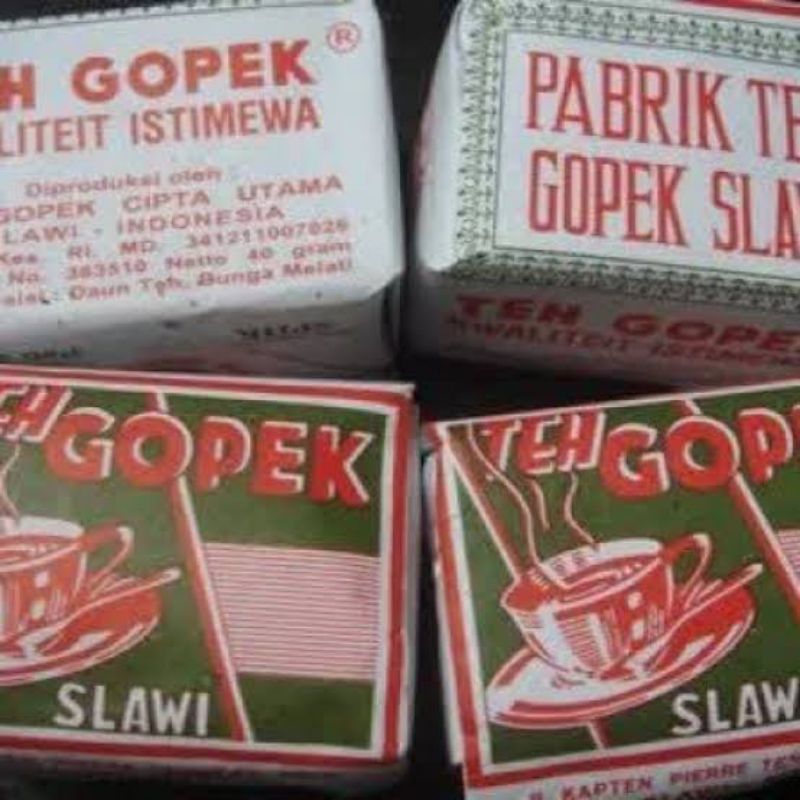 

[READY] Teh Gopek Slawi 1slop isi 10pcs 40gr