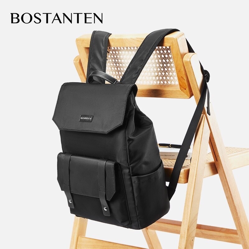 Bostanten Tas Ransel Prian Ransel Laptop Tahan Air Kasual Sekolah Kerja