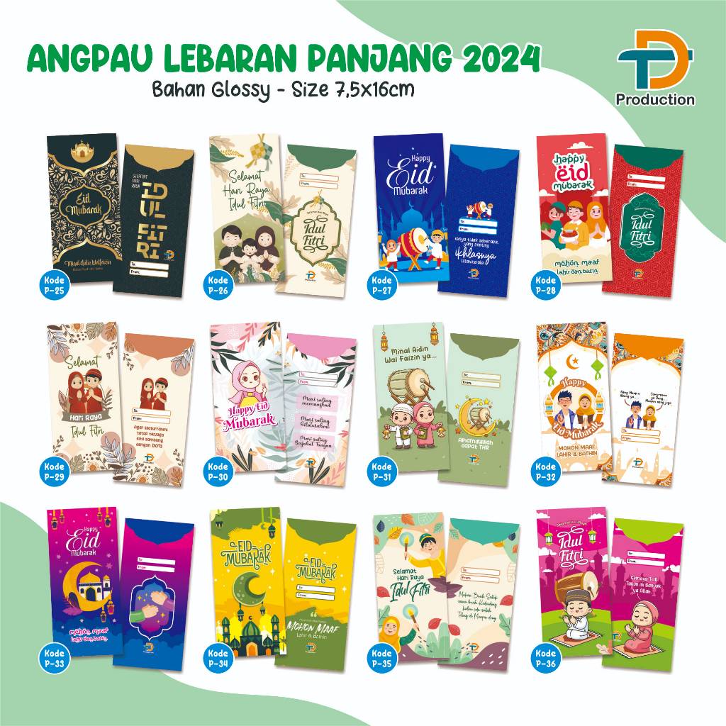 

(isi 10pcs) Angpau Panjang Lebaran Premium Murah | Amplop Hari Raya 2024