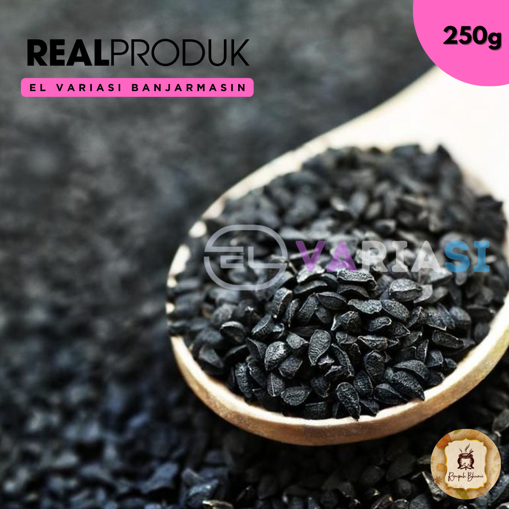 

250g || Jintan Hitam / Habbattusaudah / Biji Jintan Hitam By. EL Variasi
