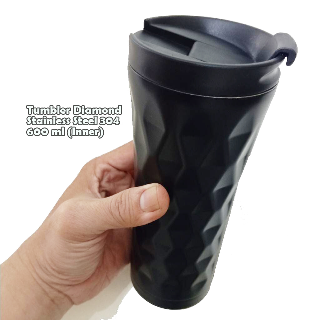 Tumbler Diamond Stainless Steel 304 600 ml (Inner)