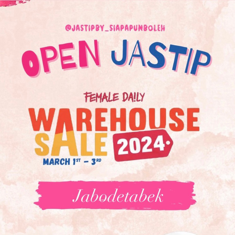 CO Warehouse Sale @jastipby_siapapunboleh