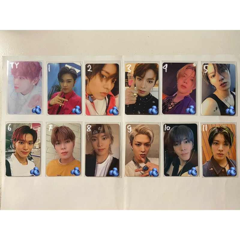 NCT 127 Taeyong Yuta pc poca photocard official (resonance, cherry bomb, empathy, sticker, acekit, s