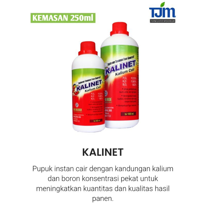 Kalinet ( Kalium Cair ) Kemasan 250ml