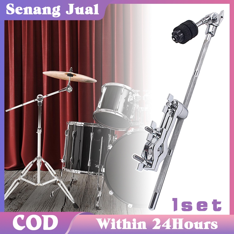 1Set Stand Cymbal Drum Paduan Seng Dudukan Simbal / Dudukan Ekstensi Simbal HJ200