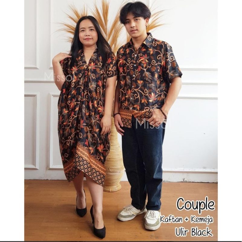 Baju Batik Couple Batik Pria&Kaftan Baju Batik Pasangan