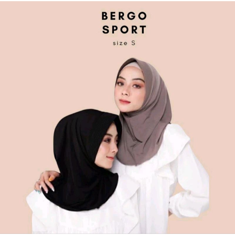 Bergo Instan Sport Size S & M Nazila Scarf - Hijab Instan Nazila Scarf