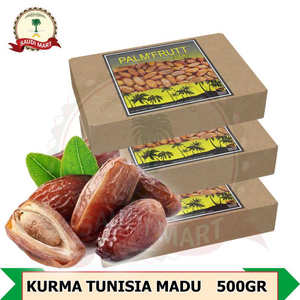 

[NEW] kurma palm curah/palm madu 500gr /tunis madu/ tunisia madu [kemasan box mika]