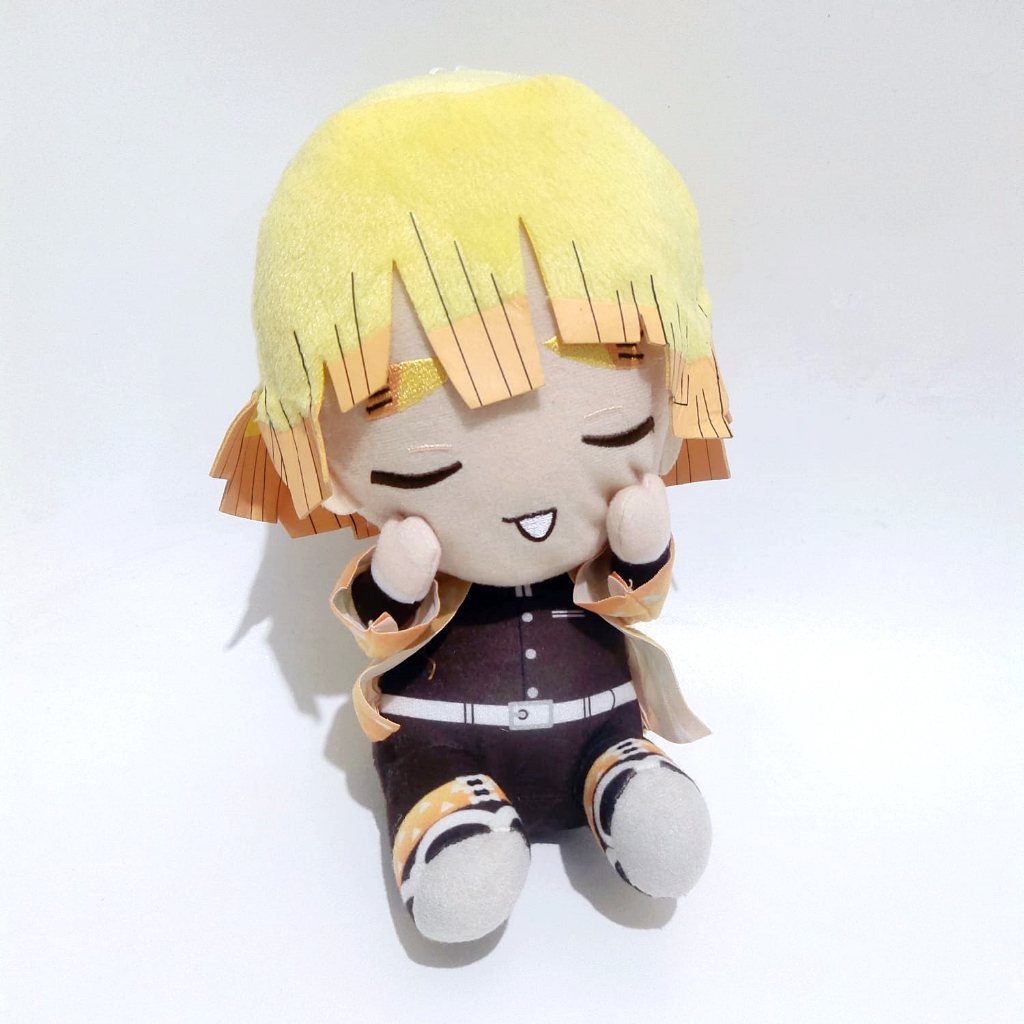 Boneka Zenitsu Agatsuma Kimetsu No Yaiba Original Banpresto 11924