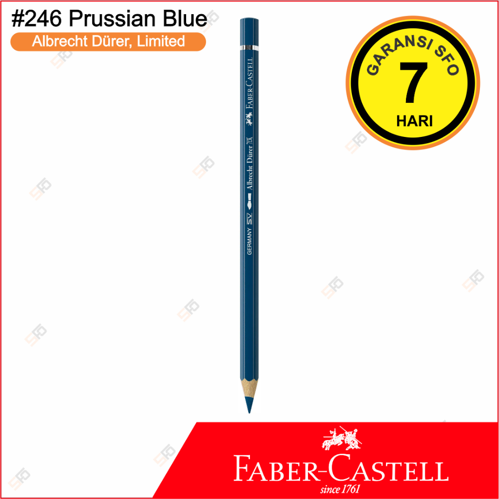 

LE Albrecht Durer Faber Castell Satuan - 246 Prussian Blue - Watercolor Pencil - Limited Edition