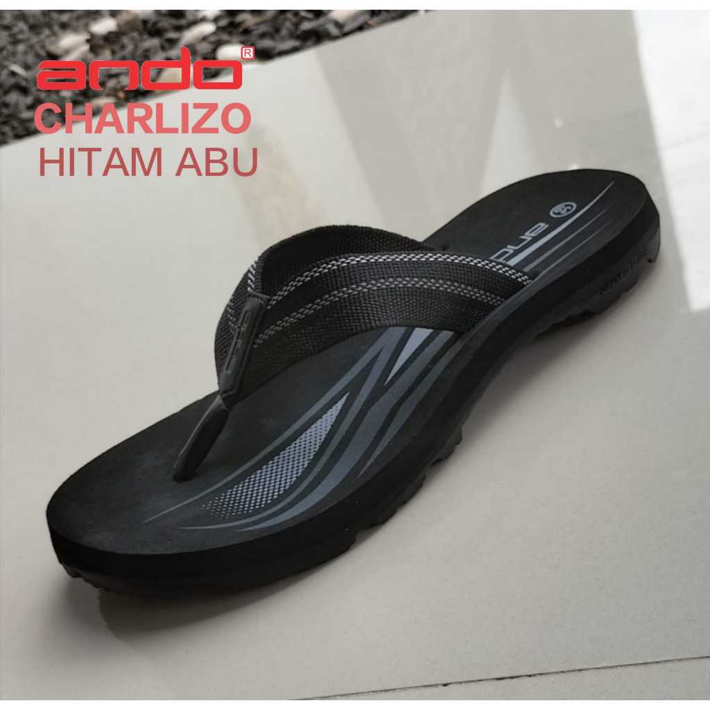 SANDAL CHARLIZO SANDAL ANDO TERBARU SANDAL JEPIT CASUAL KASUAL / SANDAL LAKI-LAKI / SANDAL COWOK / S
