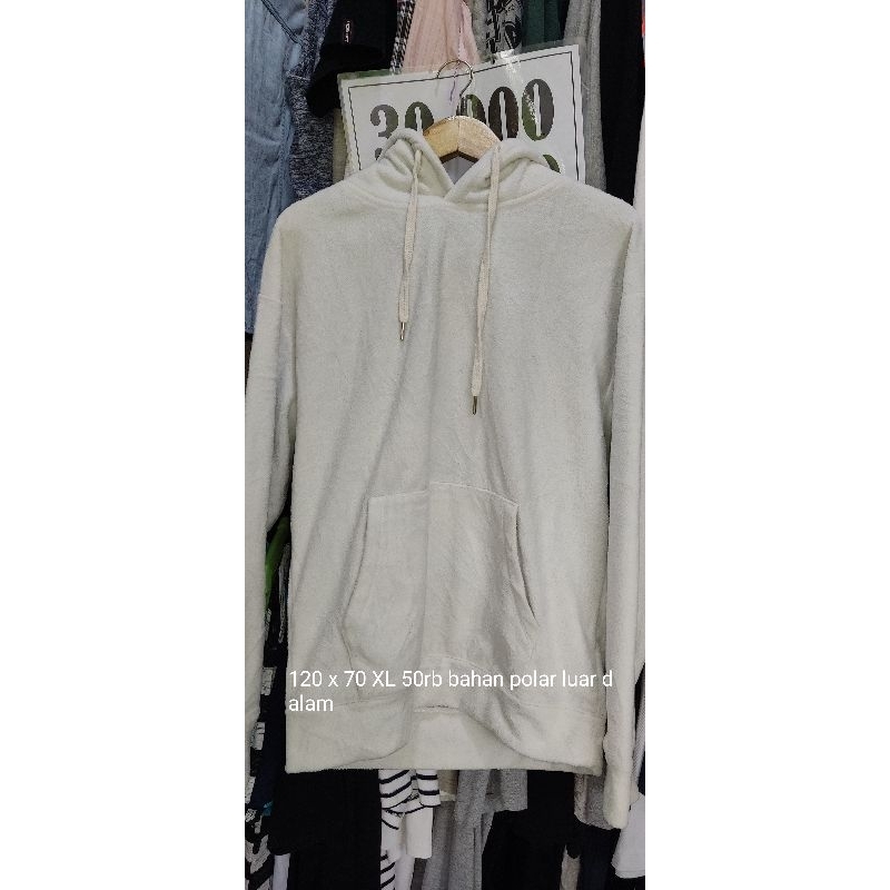 hoodie bahan polar