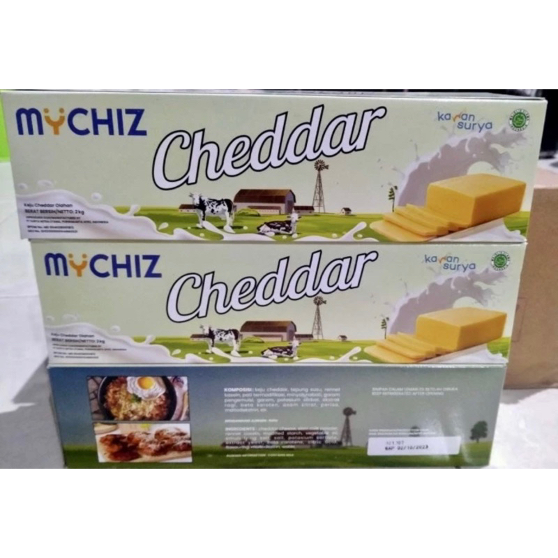 

Keju Mychiz / My Chiz Cheddar 250gr Repack