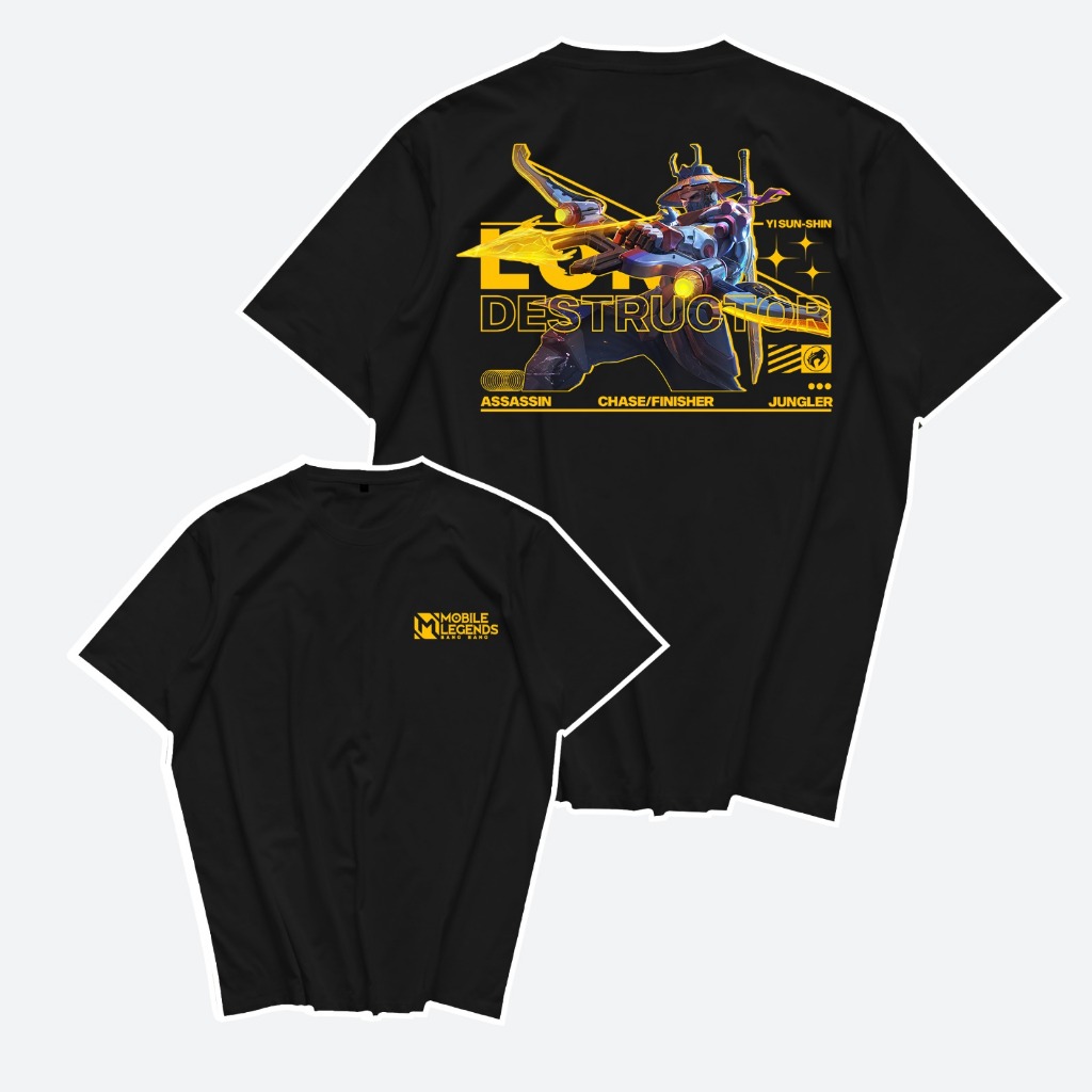Kepsnime - Yi Sun-shin Lone Destructor Collector - Kaos Game Mobile Legends - T-Shirt Combed 24s Uni