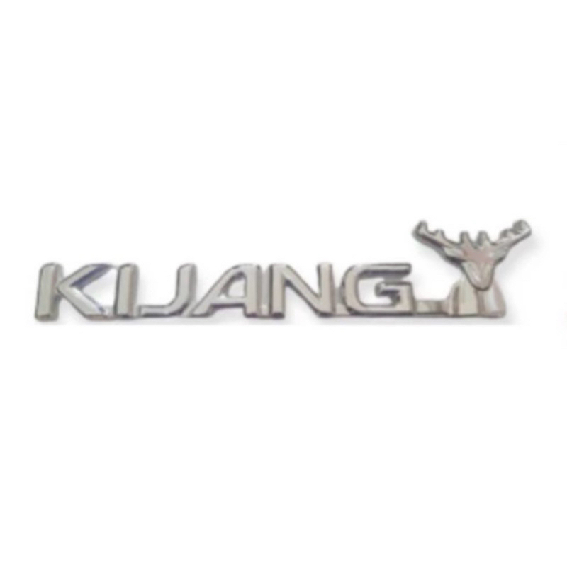 Emblem Tulisan Kijang Tanduk Chrome untuk Kijang Kapsul