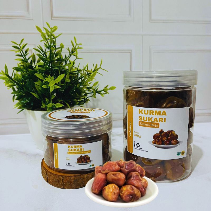

Kurma Sukari PREMIUM by sahabee kemasan toples