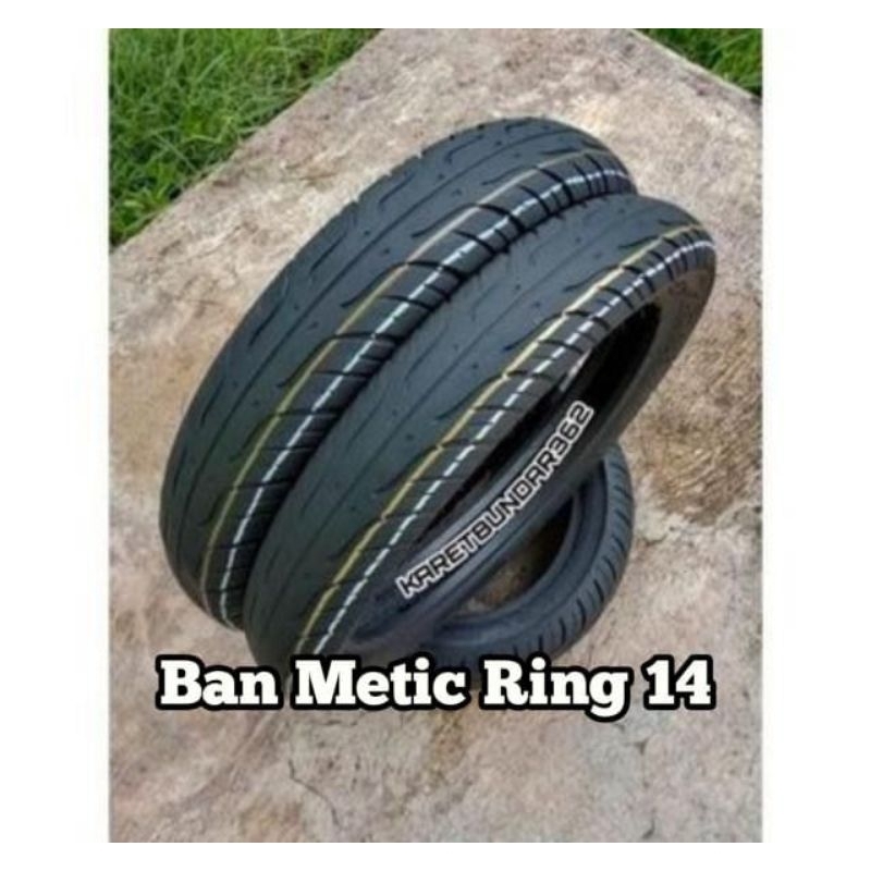 ban motor metic ring 14 tubeless merk federal sepasang