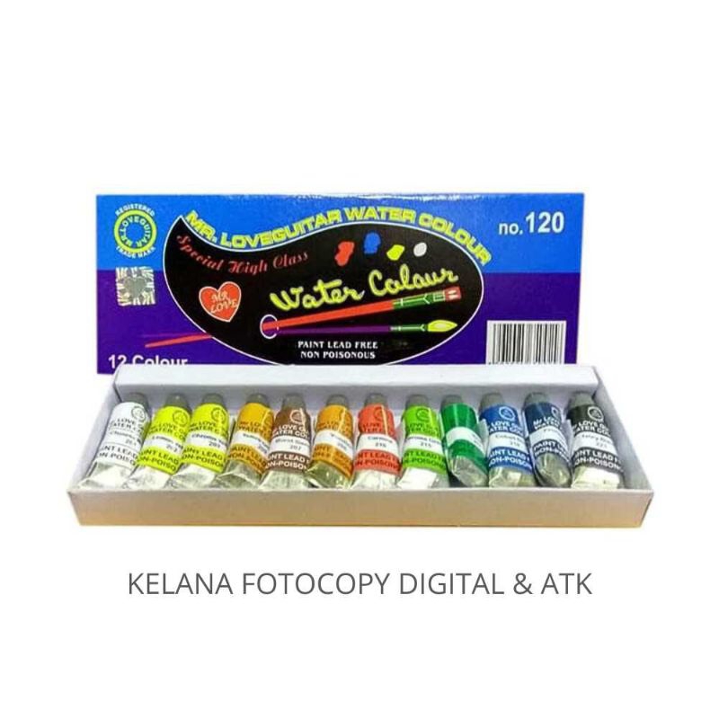 

KF || CAT AIR GUITAR 120 / MR LOVEGUITAR WATER COLOR / CAT AIR LUKIS - SATU SET