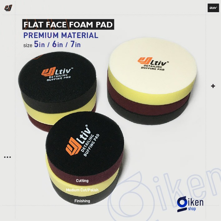 Busa Spon Pad Alat Poles Body Mobil  5 / 6 / 7 inch Kompon Cutting Kompon Wax