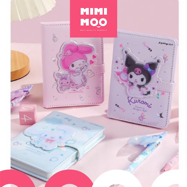 

MIMIMOO Jurnal 1 Set Diary Pulpen Sanrio Cinnamoroll Kuromi My Melody