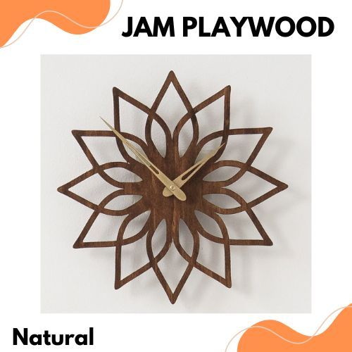 TERMURAH Jam Dinding Mandala, Jam Dinding Kayu Handmade, Jam Unik, Jam Kayu Buatan Tangan, Jam Dindi